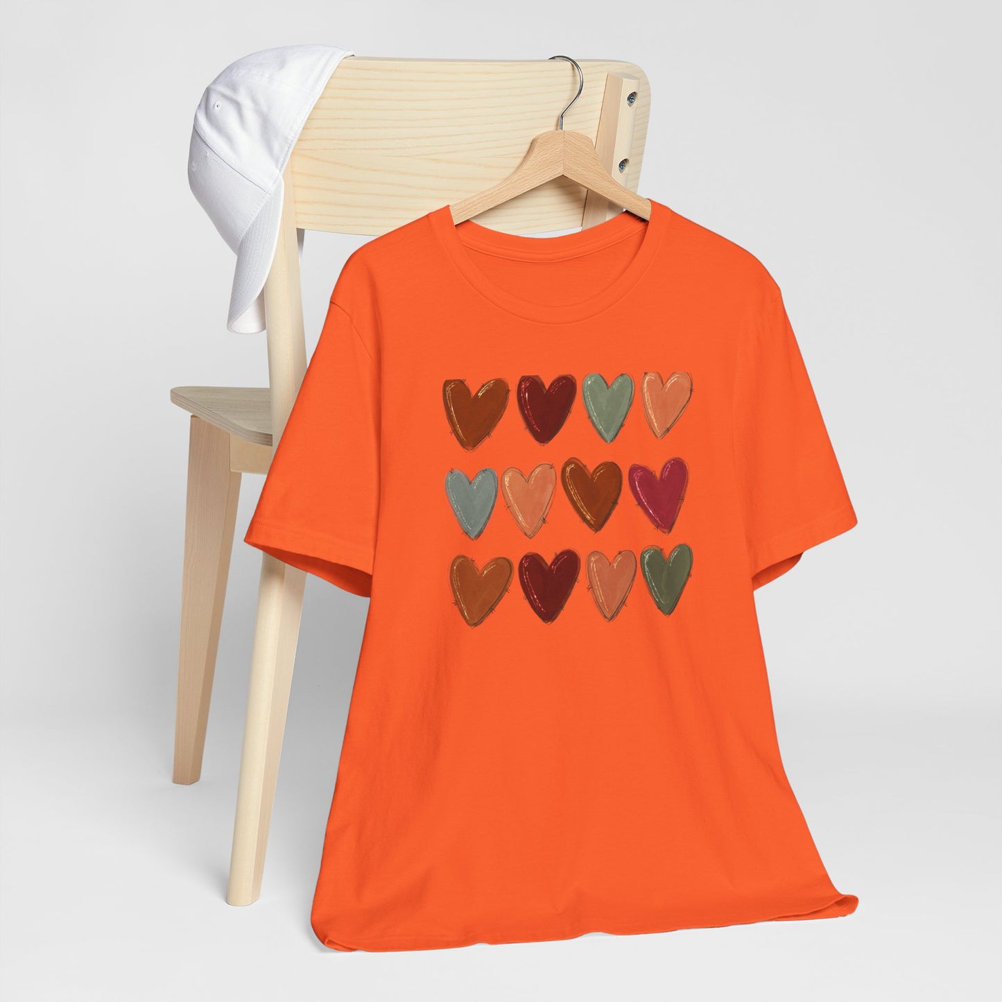 Fall Hearts Thanksgiving Halloween Tshirt