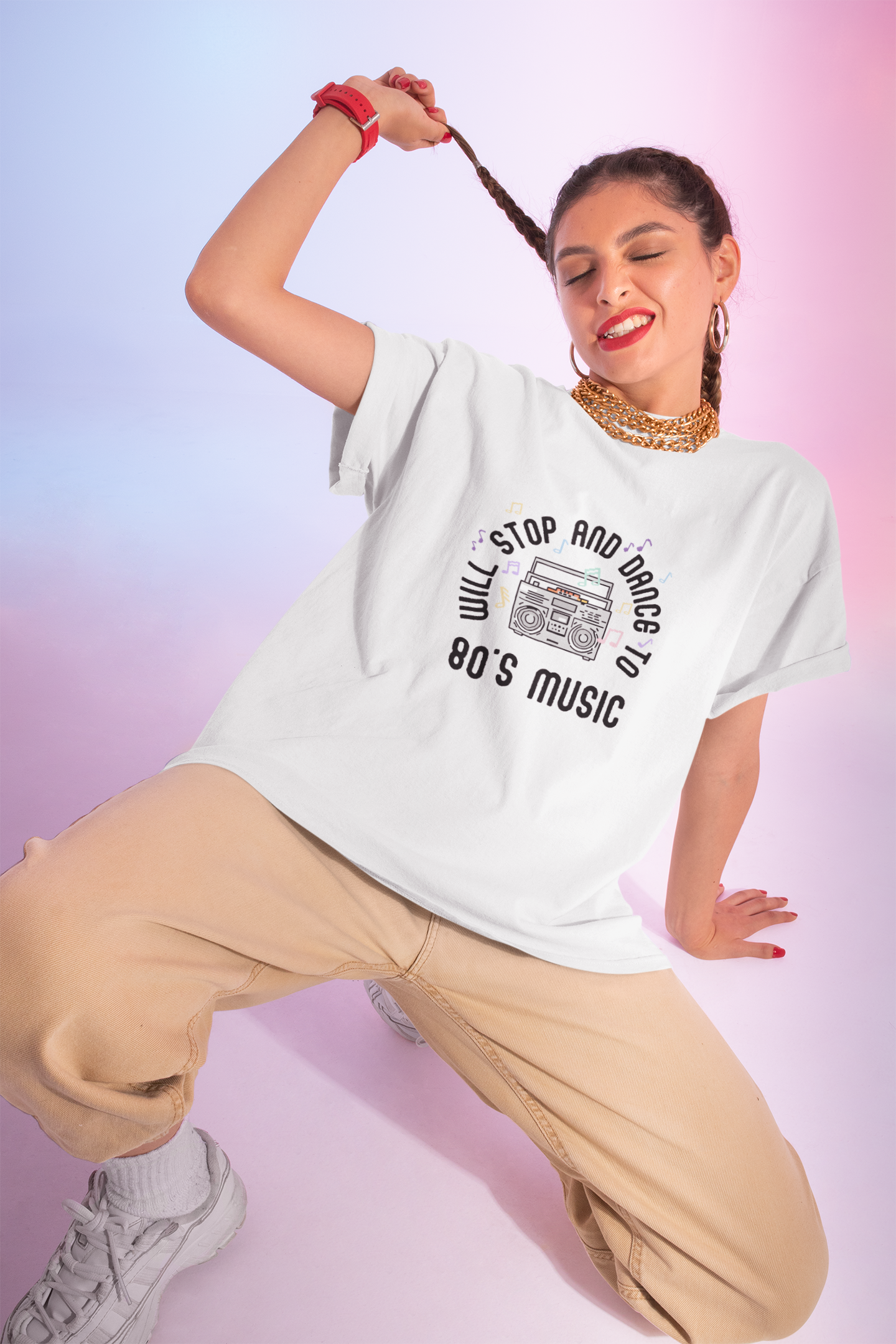 T-Shirt 80's Music Unisex Tee Retro Dance Vibes for the 80's Fans GenX Shirt