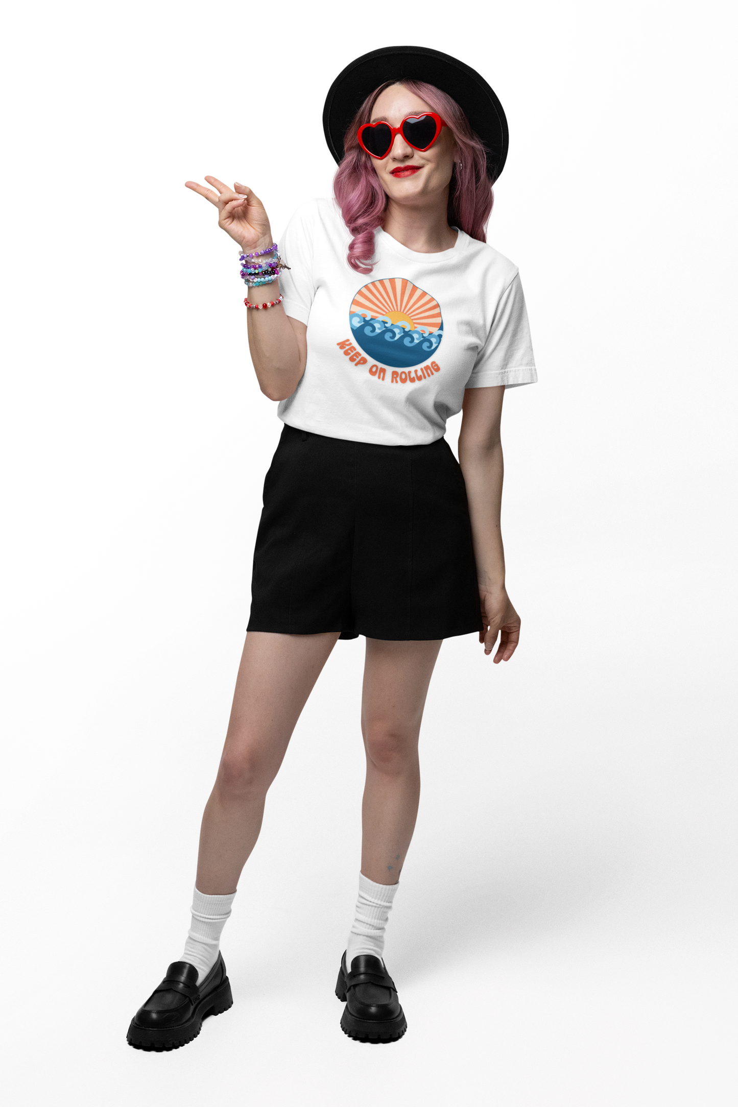 Keep on Rolling Summer Waves T-Shirt