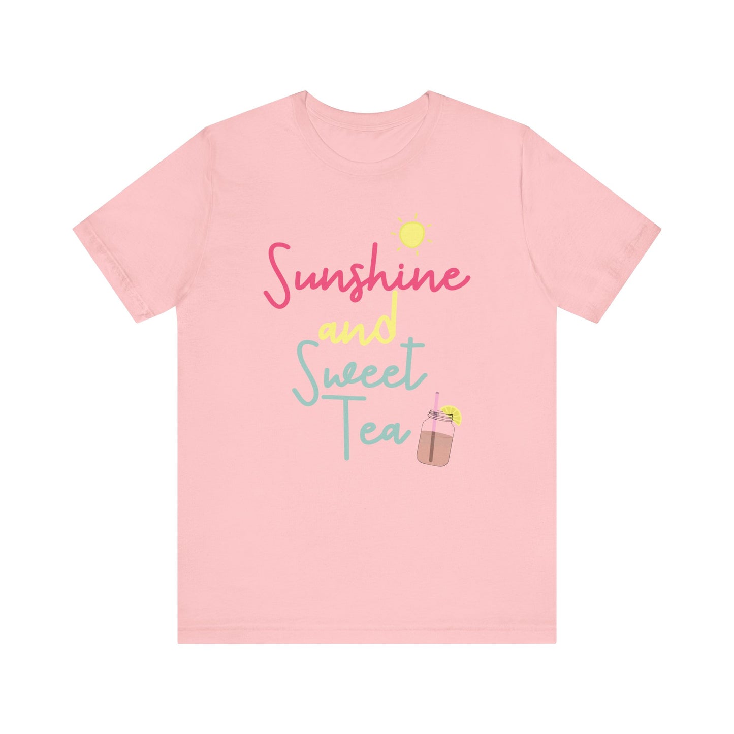 T-Shirt Sunshine and Sweet Tea Summertime Drinks Shirt