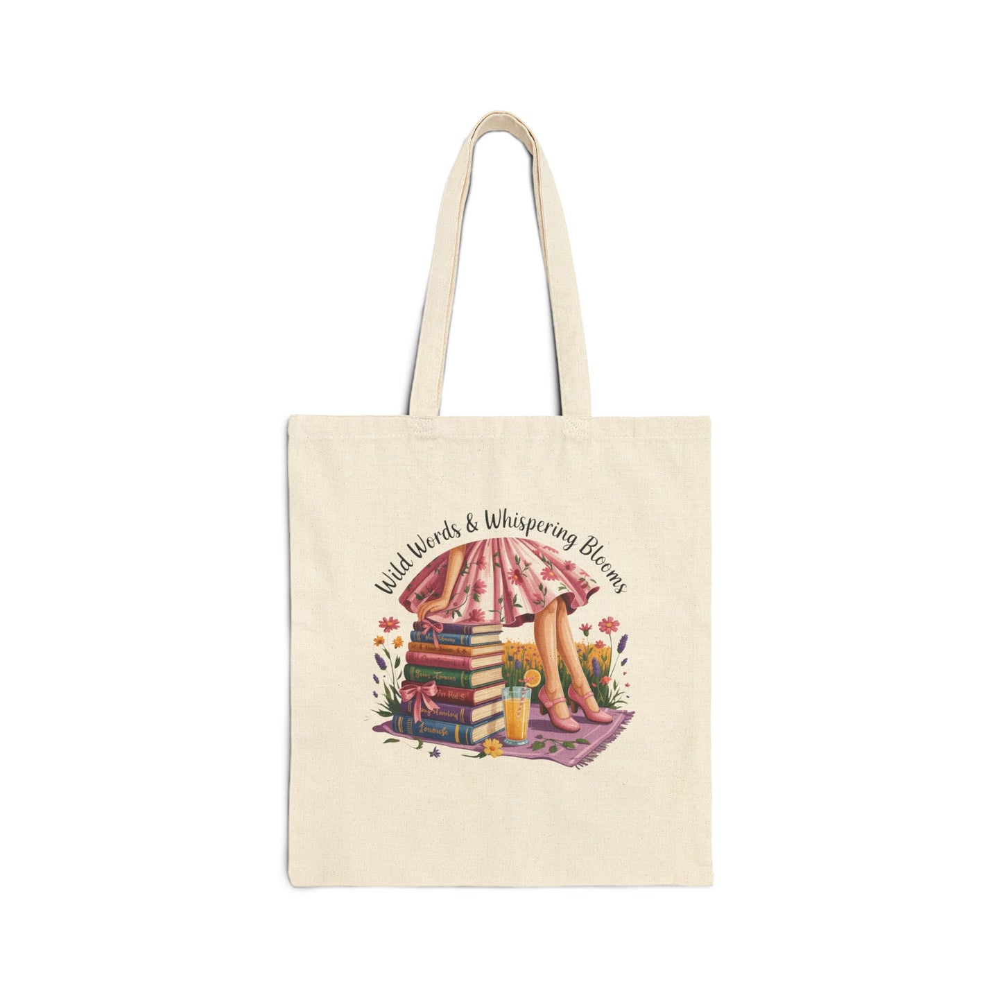 Charming Literary Tote Bag Book Lover Gift Eco-Friendly Shopping Bag Library Tote Perfect for Readers and Students Literary Girl Tote