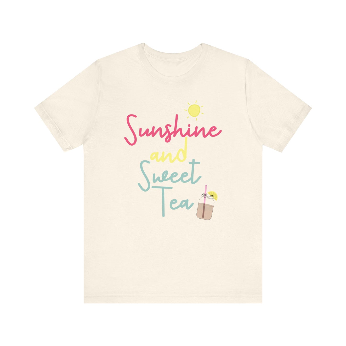 T-Shirt Sunshine and Sweet Tea Summertime Drinks Shirt