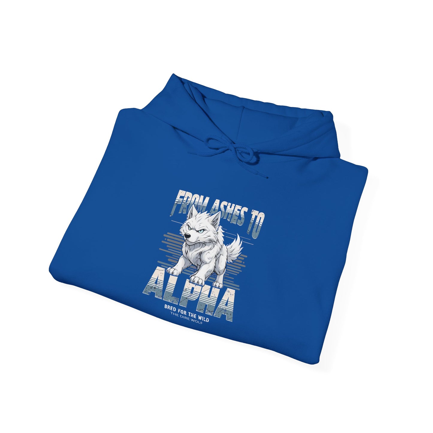 Hoodie Dire Wolf From Ashes to Alpha Hooded Sweatshirt for SCI FI Fans Fantasy Fans