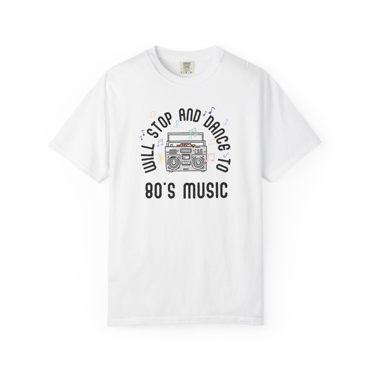 T-Shirt 80's Music Unisex Tee Retro Dance Vibes for the 80's Fans GenX Shirt