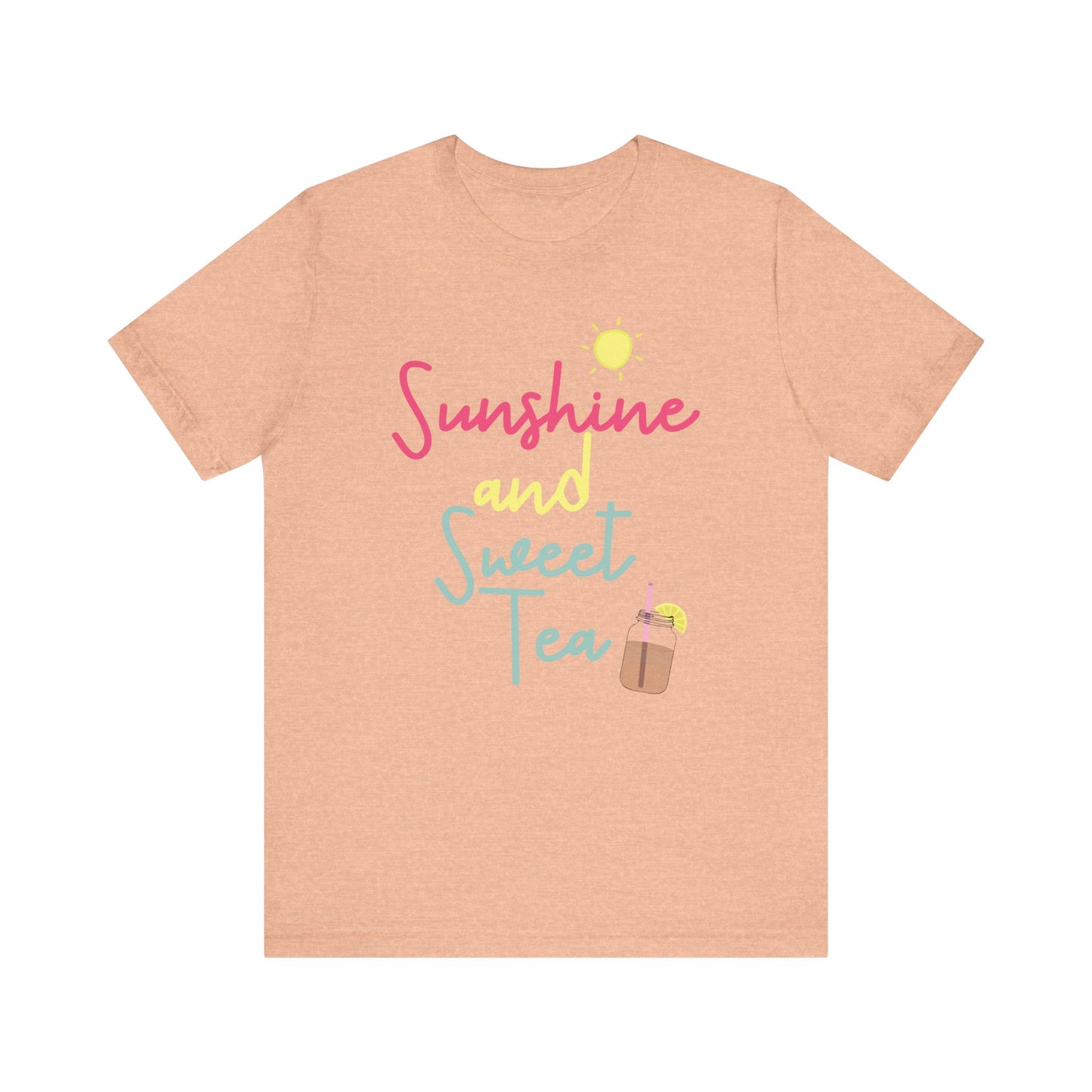 T-Shirt Sunshine and Sweet Tea Summertime Drinks Shirt