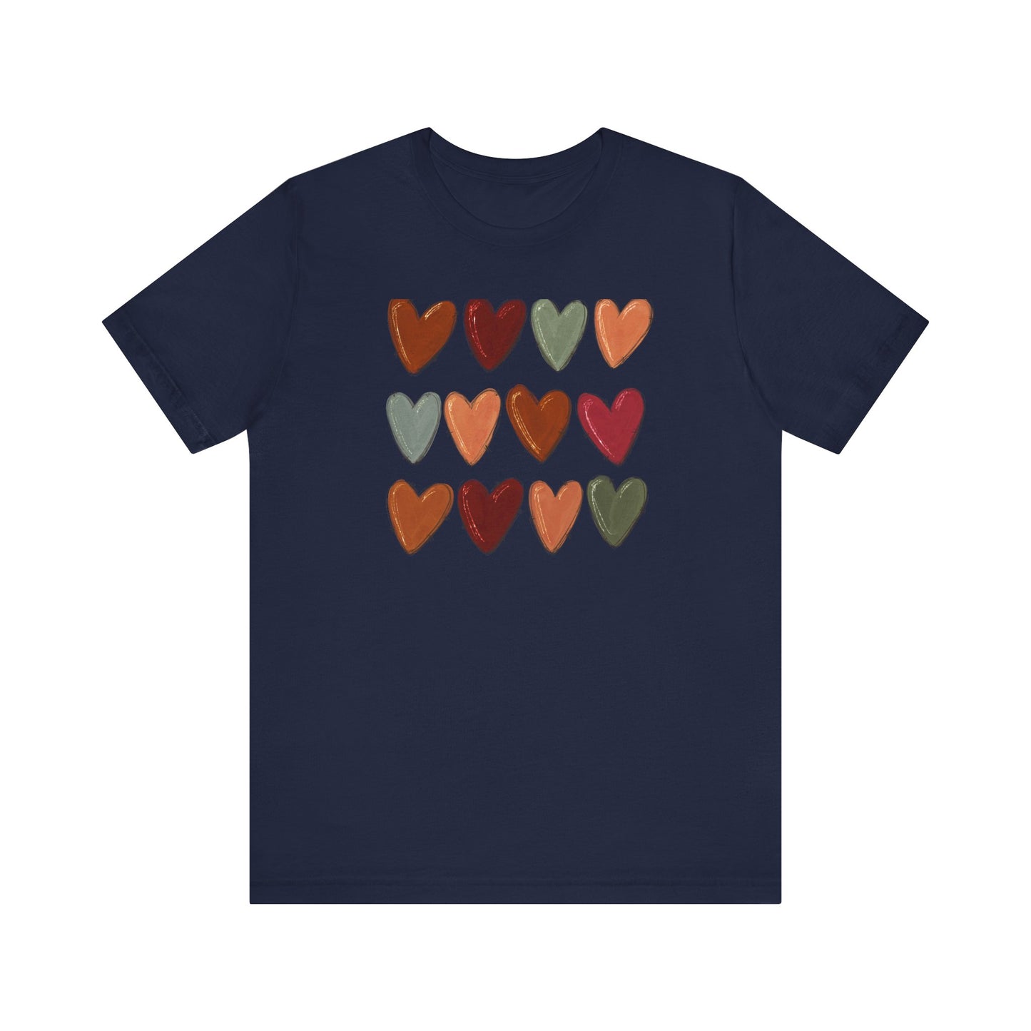 Fall Hearts Thanksgiving Halloween Tshirt