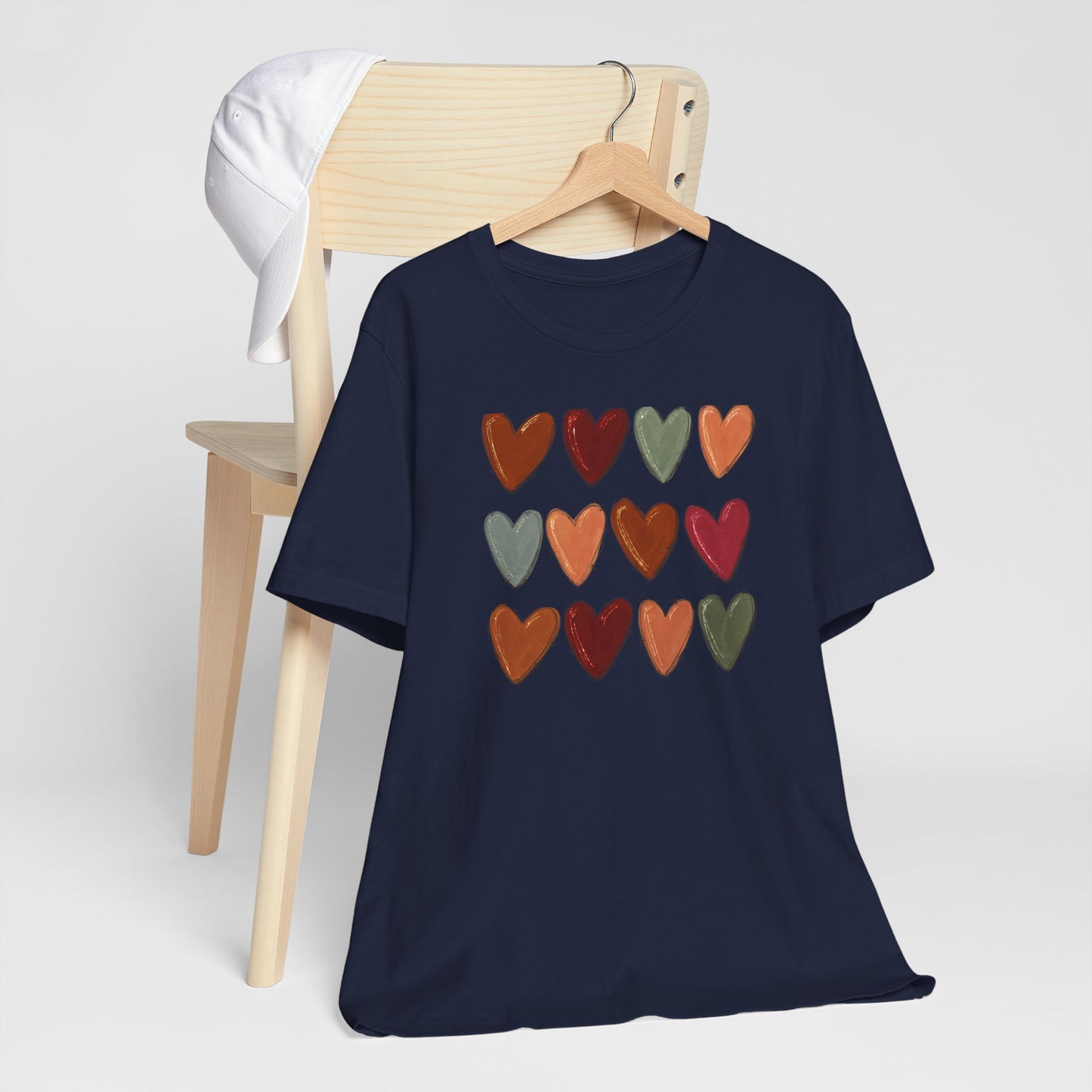 Fall Hearts Thanksgiving Halloween Tshirt