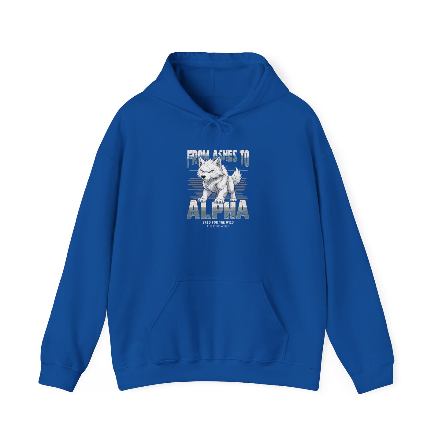 Hoodie Dire Wolf From Ashes to Alpha Hooded Sweatshirt for SCI FI Fans Fantasy Fans