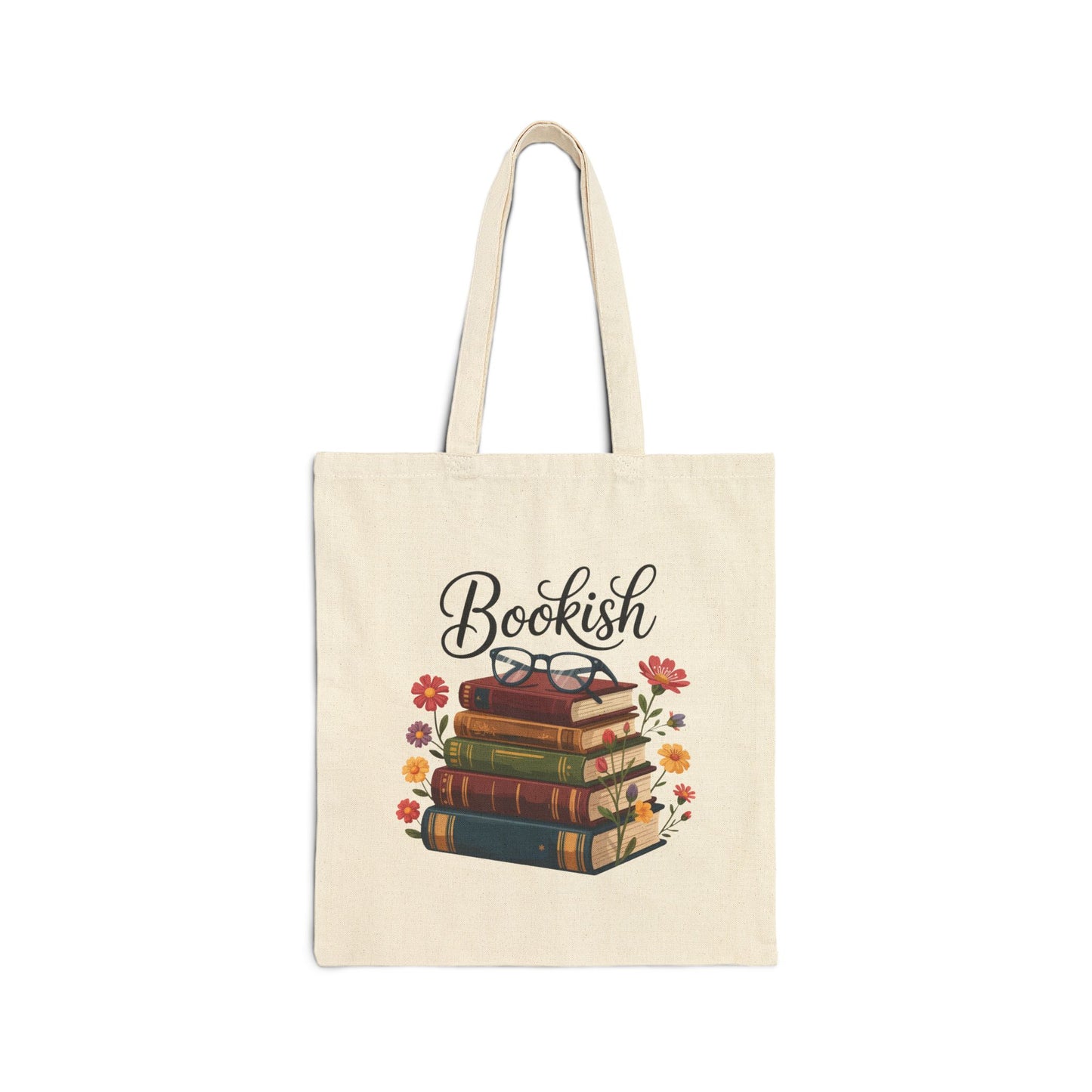 Tote Bag Bookish Cotton Canvas Tote Bag Book Lover Gift Eco-Friendly Shopping Bag Library Tote Cute Book Bag Reading Accessory