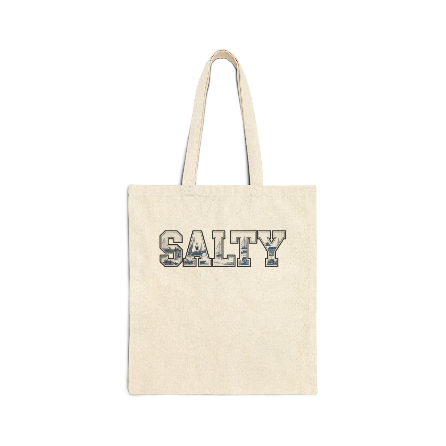 Salty Tote Bag For Ocean Lovers Sailors Tote Beach Bag Carry All for Beach Sailing Boating Eco-Friendly