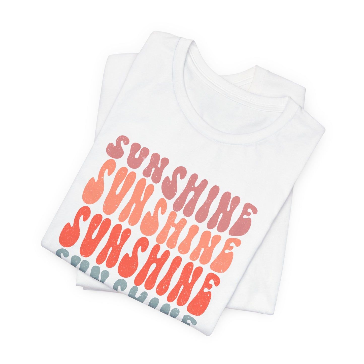 T-Shirt Retro Sunshine 70's Summer Beach Shirt For Those Who Love The Sun Sunshine Beach Tee