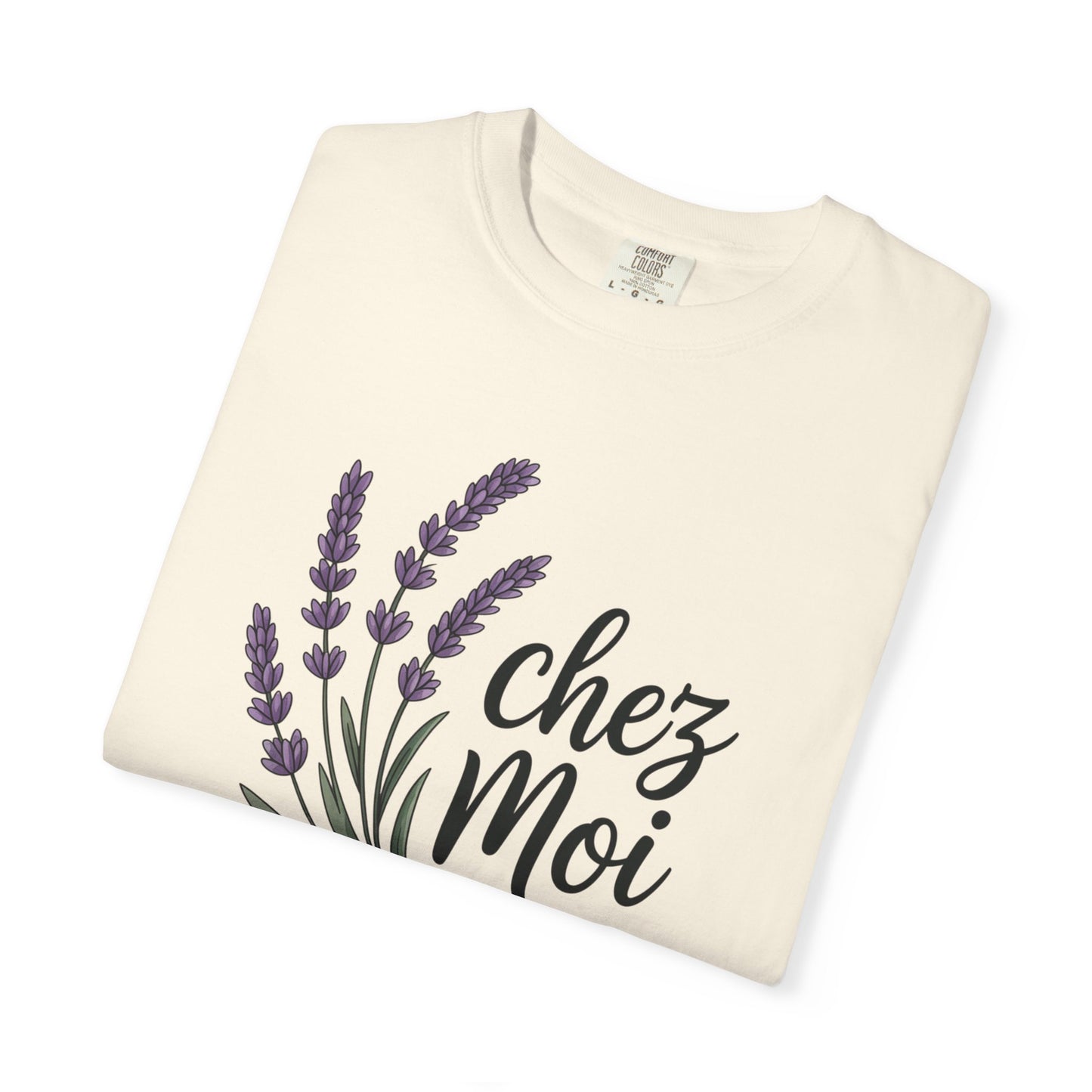 T-Shirt Charming Lavender Tee 'chez Moi' My Own Home Chateaucore Shirt