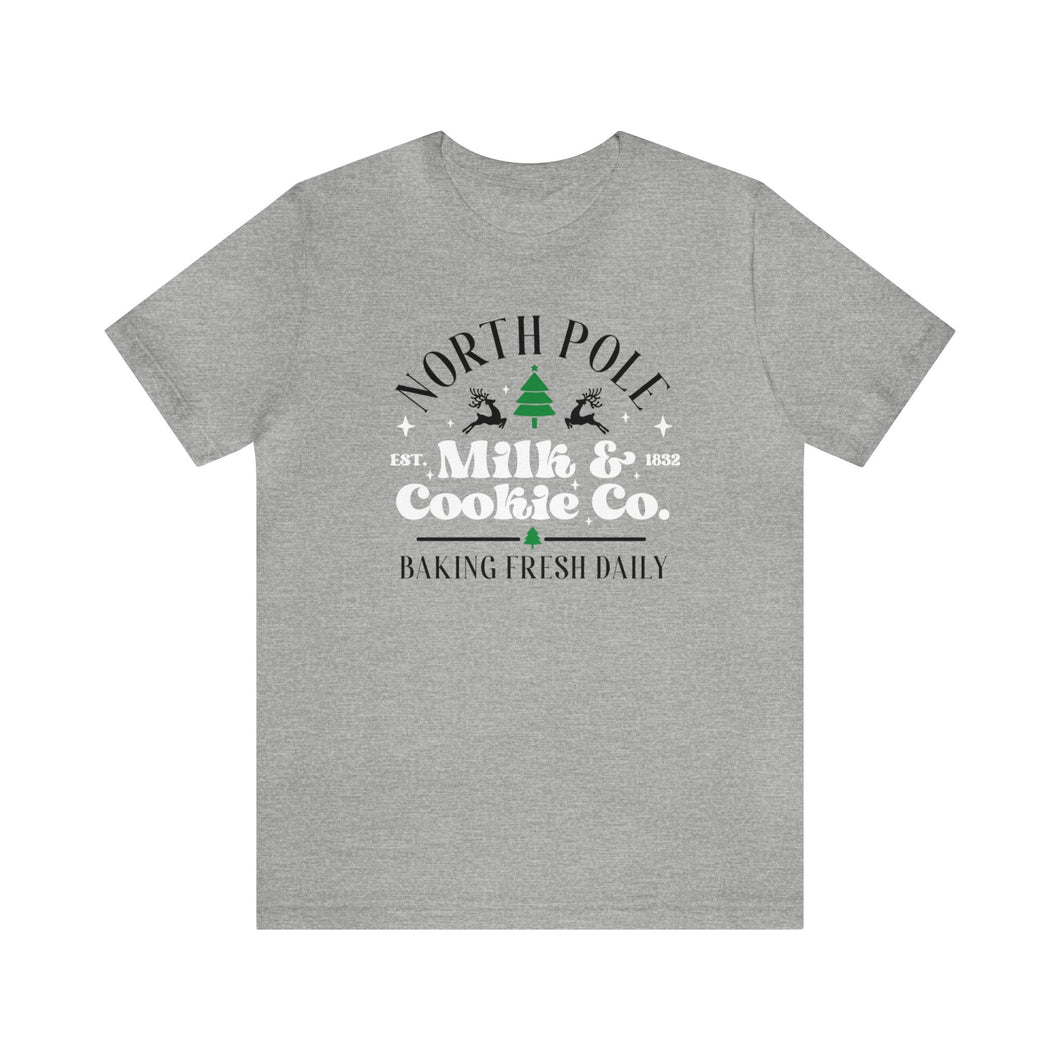 North Pole Milk & Cookie Co. Holiday TShirt