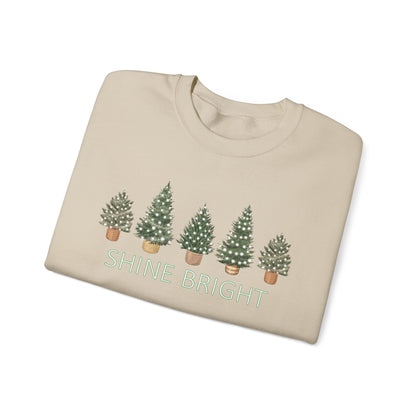 Shine Bright Christmas Trees Sweatshirt