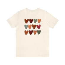 Load image into Gallery viewer, Fall Hearts Thanksgiving Halloween Tshirt
