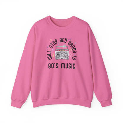 80's Music Dance Sweatshirt