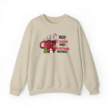 Load image into Gallery viewer, Hot Cocoa and Christmas Movies Sweatshirt
