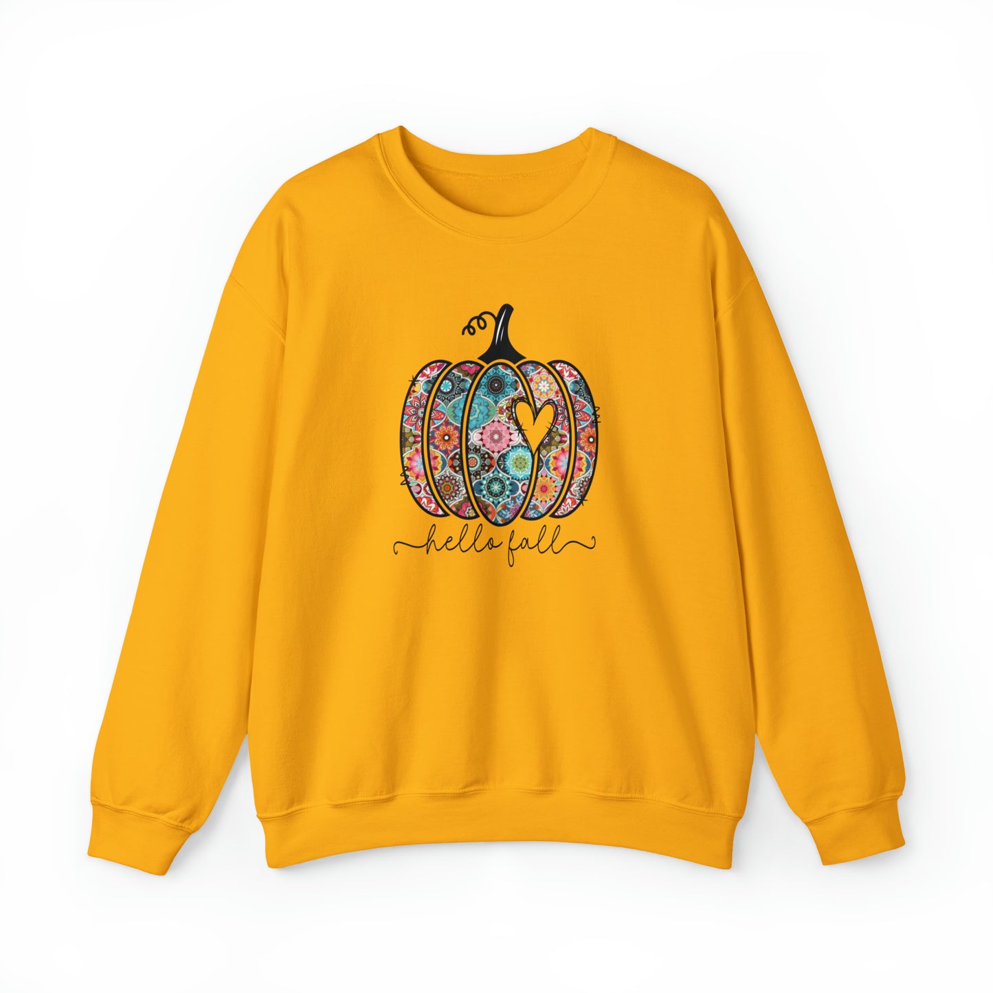 Patchwork Pumpkin Fall Sweatshirt