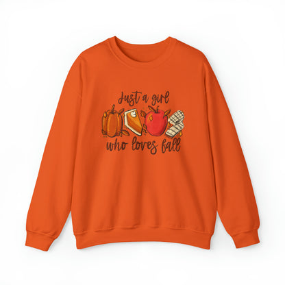 Just a Girl Who Loves Fall Sweatshirt