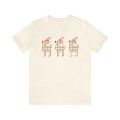 Reindeer Trio Holiday Christmas TShirt