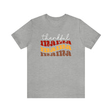 Load image into Gallery viewer, Thankful Mama Thanksgiving Dk Tshirt
