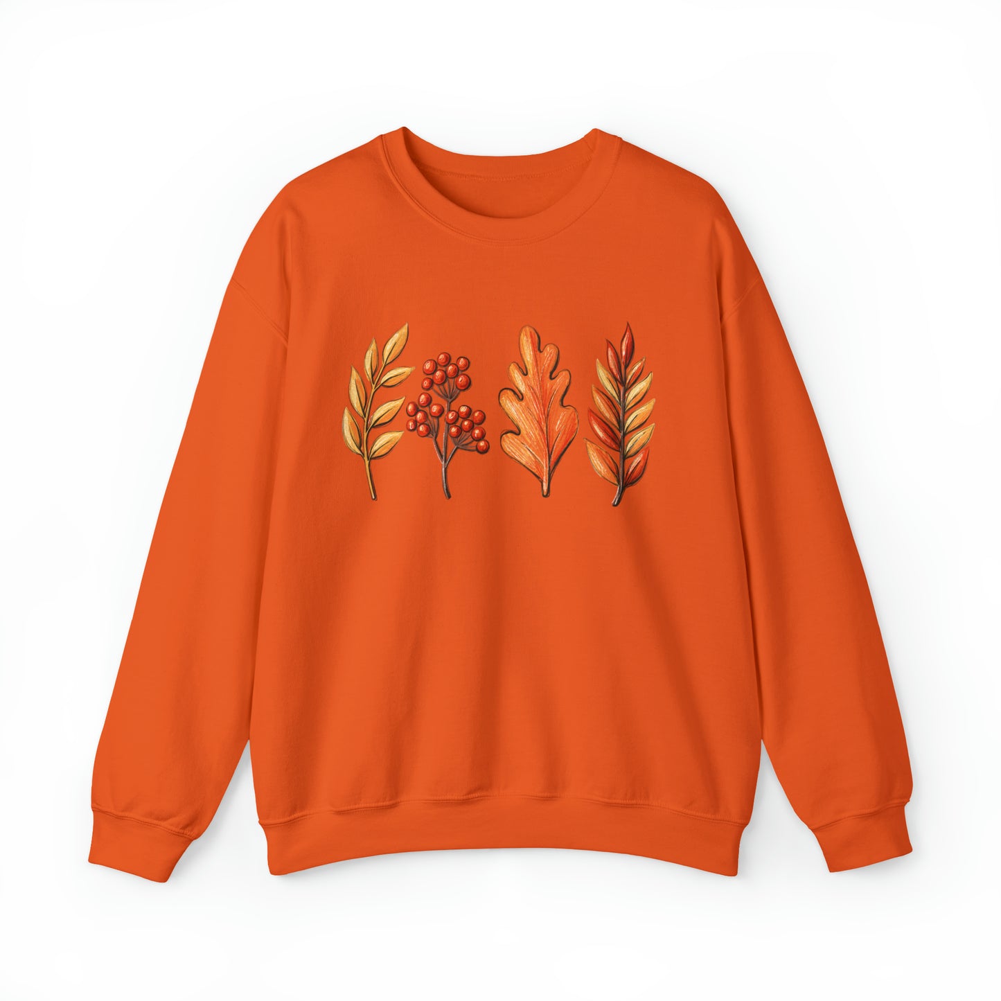 Fall Leaves Thanksgiving Crewneck Sweatshirt