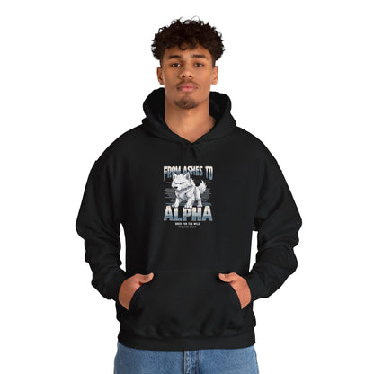 Hoodie Dire Wolf From Ashes to Alpha Hooded Sweatshirt for SCI FI Fans Fantasy Fans