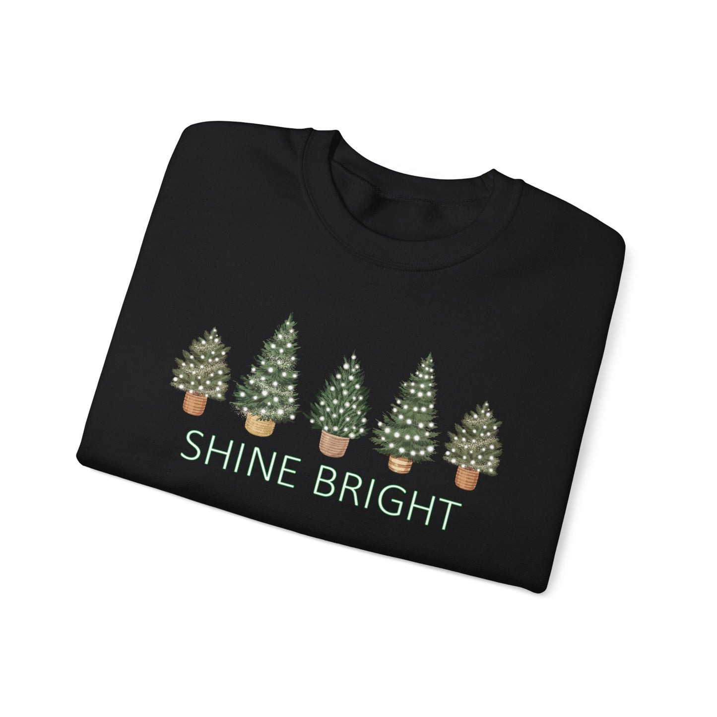 Shine Bright Christmas Trees Sweatshirt