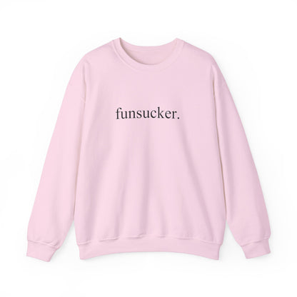 Sweatshirt Funsucker Introvert Anti-Social Crewneck Sweatshirt