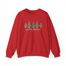 Load image into Gallery viewer, Shine Bright Christmas Trees Sweatshirt
