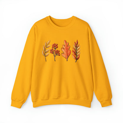 Fall Leaves Thanksgiving Crewneck Sweatshirt