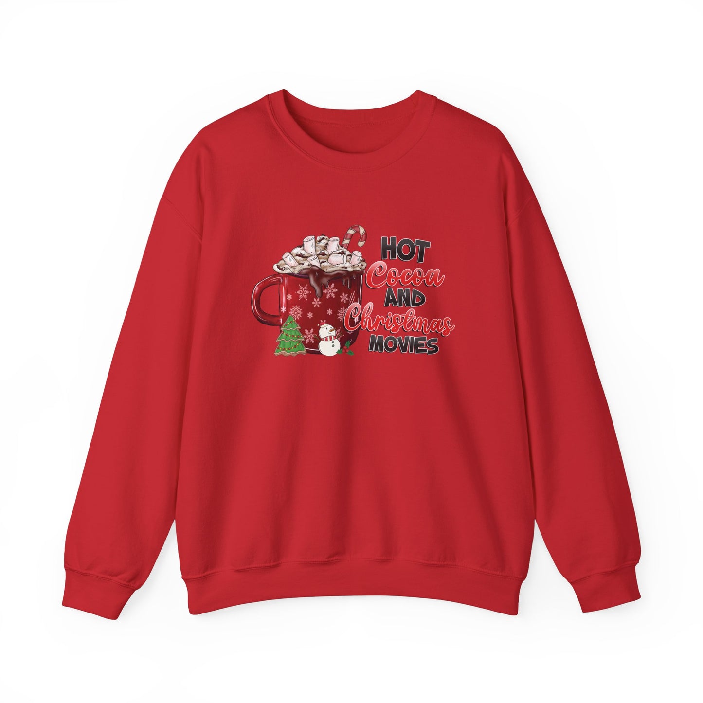 Hot Cocoa and Christmas Movies Sweatshirt