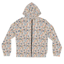 Load image into Gallery viewer, Peach Mushrooms Women’s Full-Zip Hoodie (AOP)
