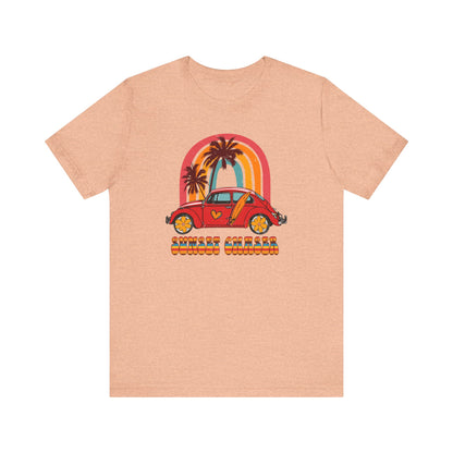 Sunset Chaser Summer Beach T-Shirt for Sunset Lovers.