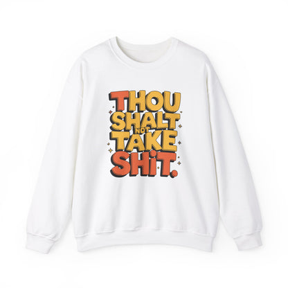 Funny Unisex Sweatshirt - Thou Shall Not Design