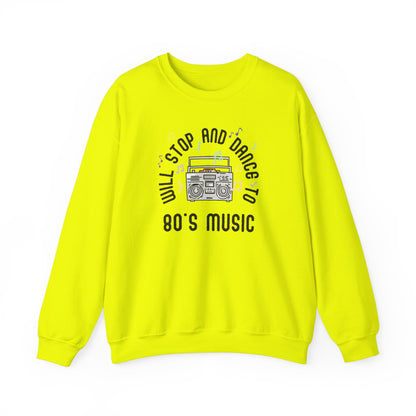 80's Music Dance Sweatshirt