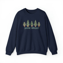 Load image into Gallery viewer, Shine Bright Christmas Trees Sweatshirt
