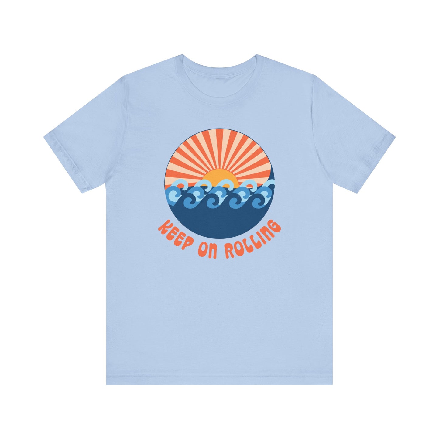 Keep on Rolling Summer Waves T-Shirt
