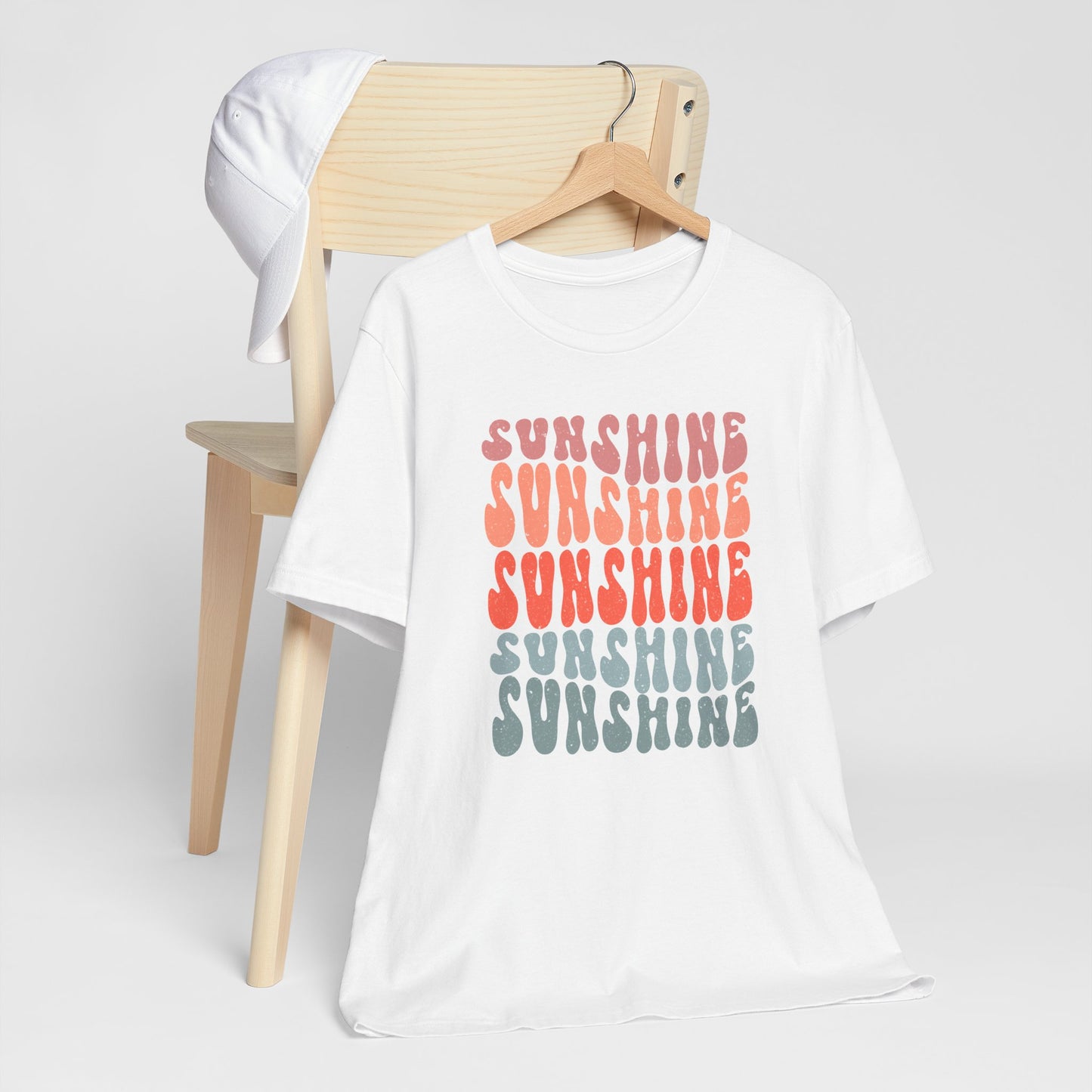 T-Shirt Retro Sunshine 70's Summer Beach Shirt For Those Who Love The Sun Sunshine Beach Tee