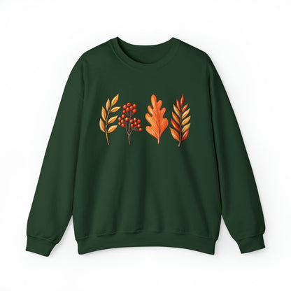 Fall Leaves Thanksgiving Crewneck Sweatshirt