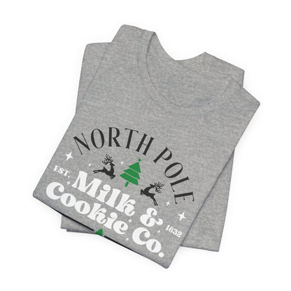 North Pole Milk & Cookie Co. Holiday TShirt