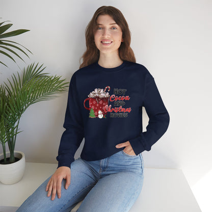 Hot Cocoa and Christmas Movies Sweatshirt