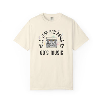 T-Shirt 80's Music Unisex Tee Retro Dance Vibes for the 80's Fans GenX Shirt
