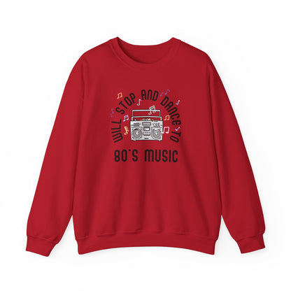 80's Music Dance Sweatshirt