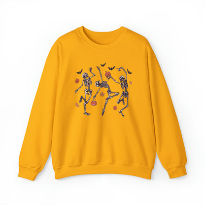 Dancing Skeletons Halloween Fall Sweatshirt