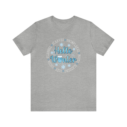 Hello Winter Holiday Tee