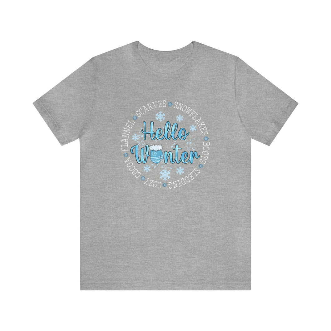 Hello Winter Holiday Tee