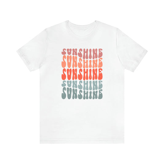 Retro Sunshine 70's Summer Beach TShirt