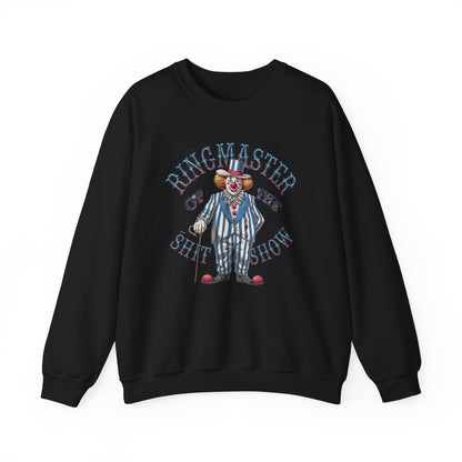 Sweatshirt Ringmaster of the Sh*t Show NSFW Adult Humor Crewneck Sweatshirt
