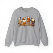 Load image into Gallery viewer, Halloween, Coffee Lovers, Pumpkin Sweatshirt
